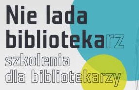 Napis: nie lada bibliotekarz